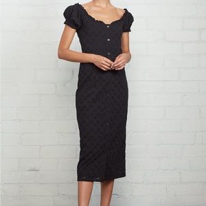 Rachel Pally Eyelet Dress in Black